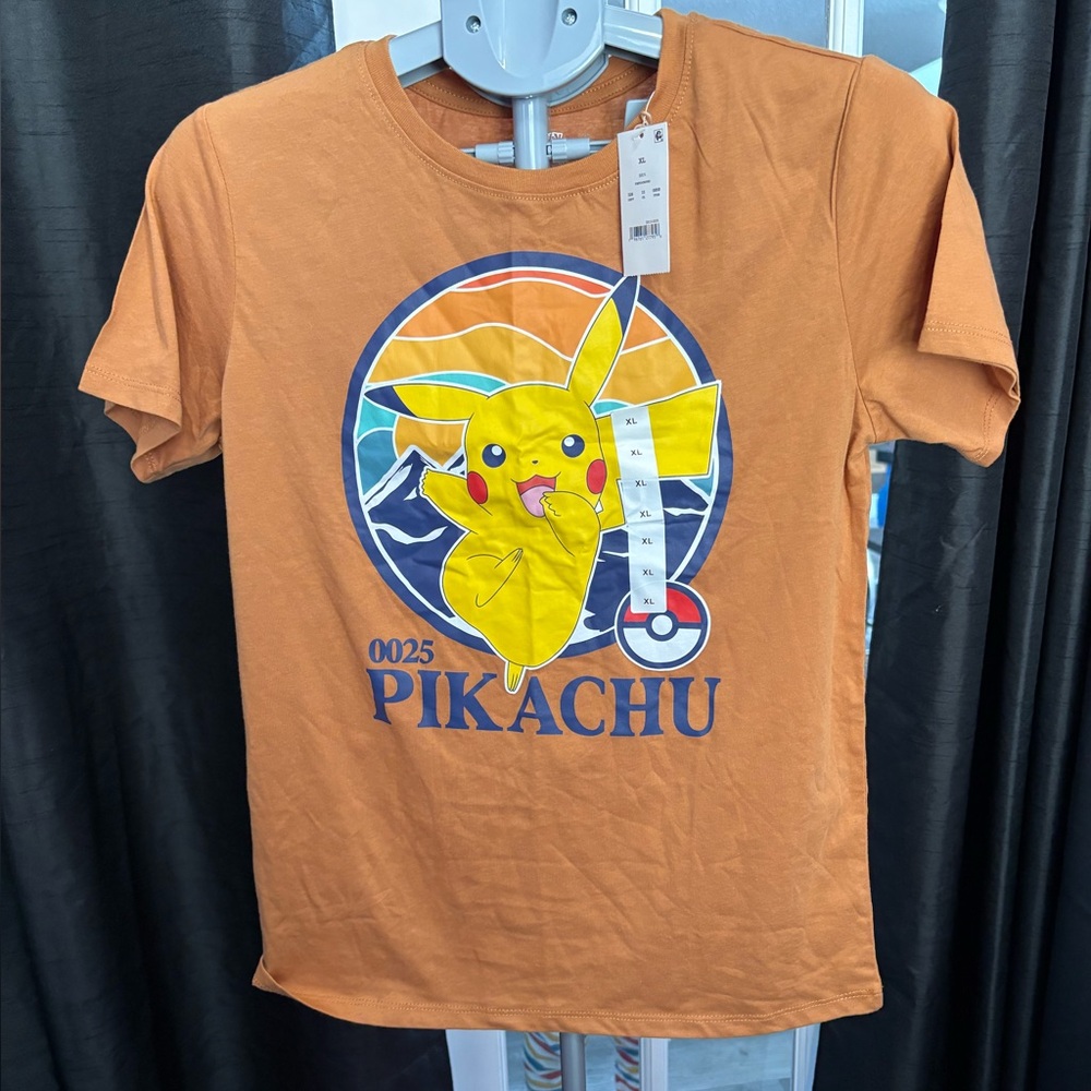 Pokemon Pikachu Orange Kids T-Shirt